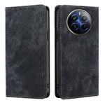 Custodia in pelle magnetica con blocco RFID per Realme 12 Pro