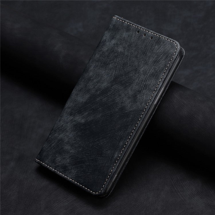 Custodia in pelle magnetica con blocco RFID per Realme 12 Pro
