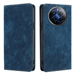 Custodia in pelle magnetica con blocco RFID per Realme 12 Pro