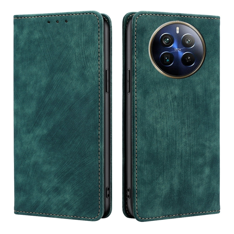 Custodia in pelle magnetica con blocco RFID per Realme 12 Pro