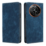Custodia in pelle magnetica con blocco RFID per Realme 12 Pro