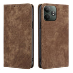 Custodia portafoglio in pelle per Realme C61 con blocco RFID