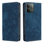 Custodia portafoglio in pelle per Realme C61 con blocco RFID