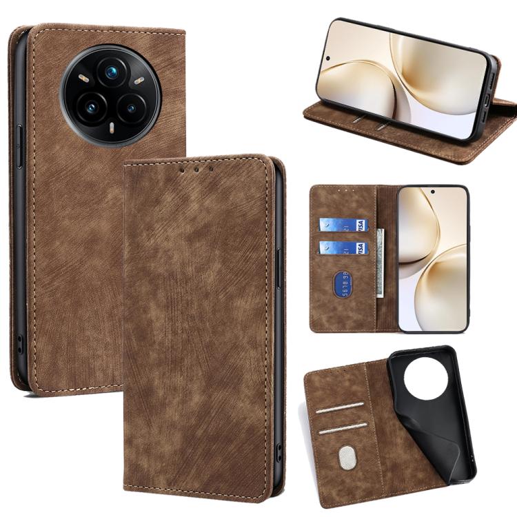 Custodia in pelle magnetica per Realme 14 Pro+