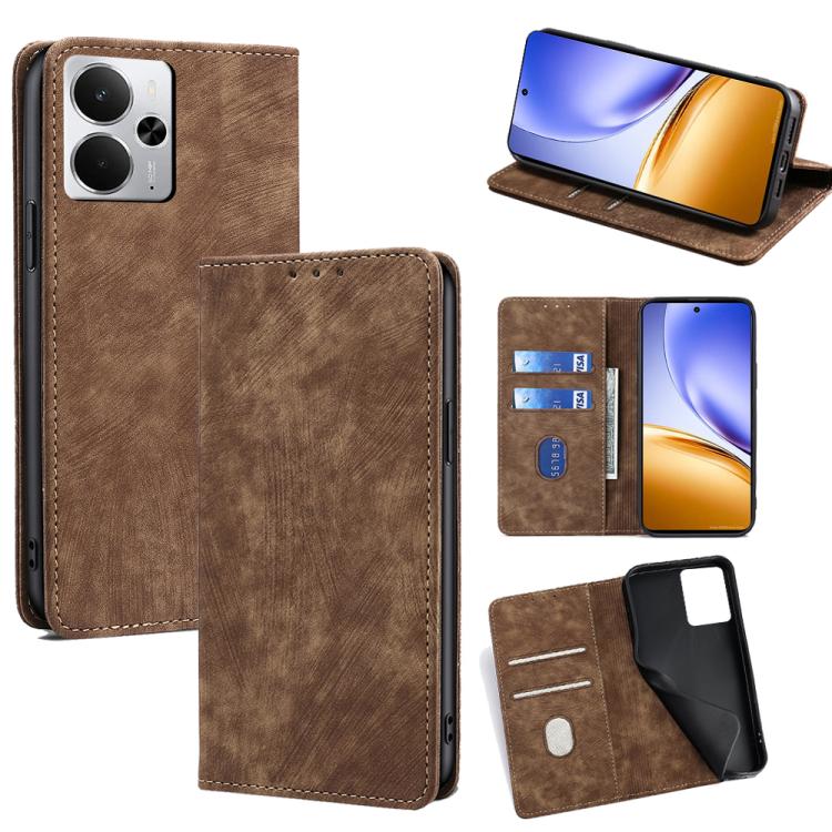 Custodia portafoglio in pelle per Realme GT 7 5G
