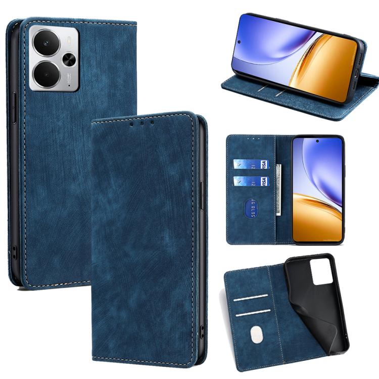 Custodia portafoglio in pelle per Realme GT 7 5G