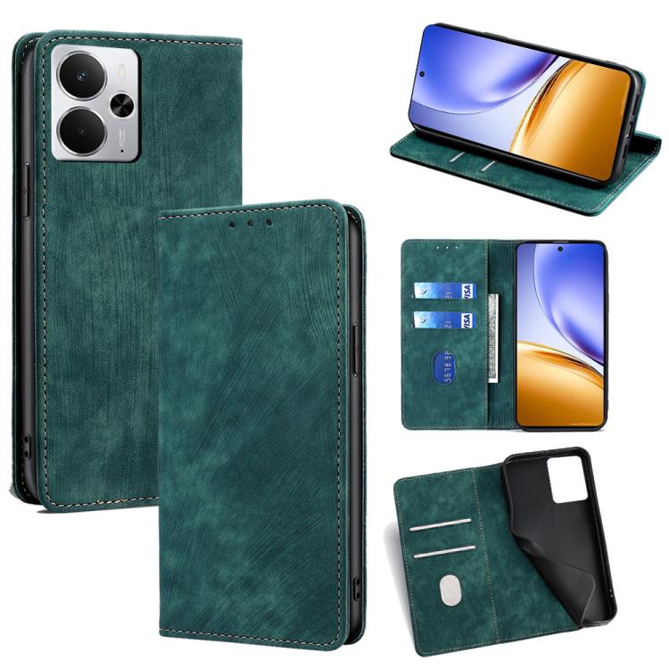 Custodia portafoglio in pelle per Realme GT 7 5G