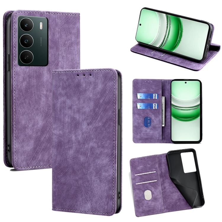 Custodia in pelle magnetica con blocco RFID per Realme C85