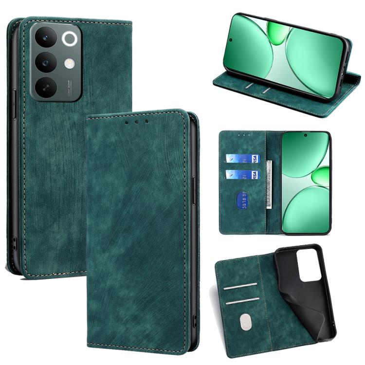 Custodia in pelle magnetica con blocco RFID per Realme C85