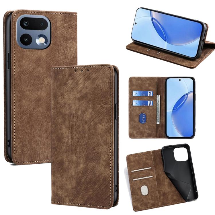 Custodia portafoglio in pelle per Realme 16 5G con blocco RFID