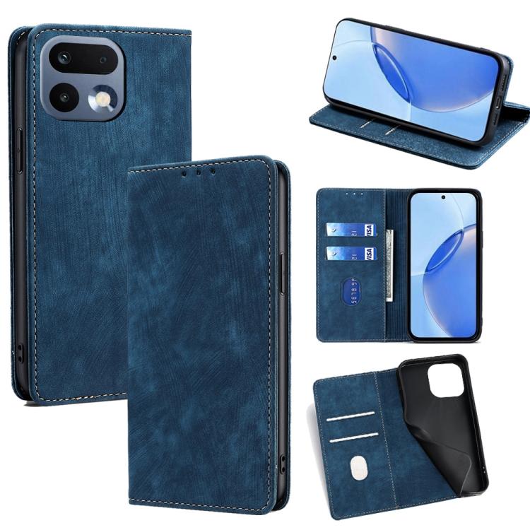 Custodia portafoglio in pelle per Realme 16 5G con blocco RFID