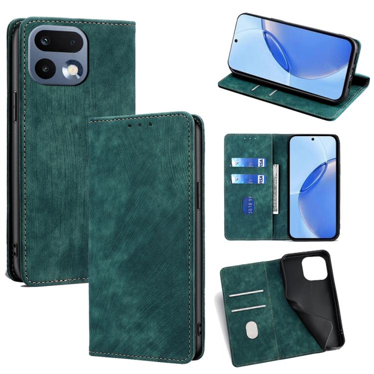 Custodia portafoglio in pelle per Realme 16 5G con blocco RFID