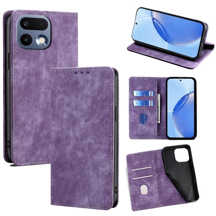Custodia portafoglio in pelle per Realme 16 5G con blocco RFID