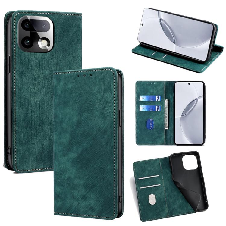 Custodia portafoglio in pelle per Realme 16 5G con blocco RFID