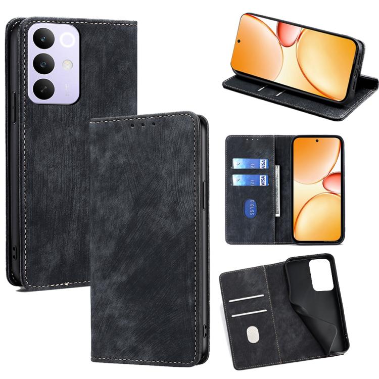 Custodia in pelle magnetica con blocco RFID per Realme C85