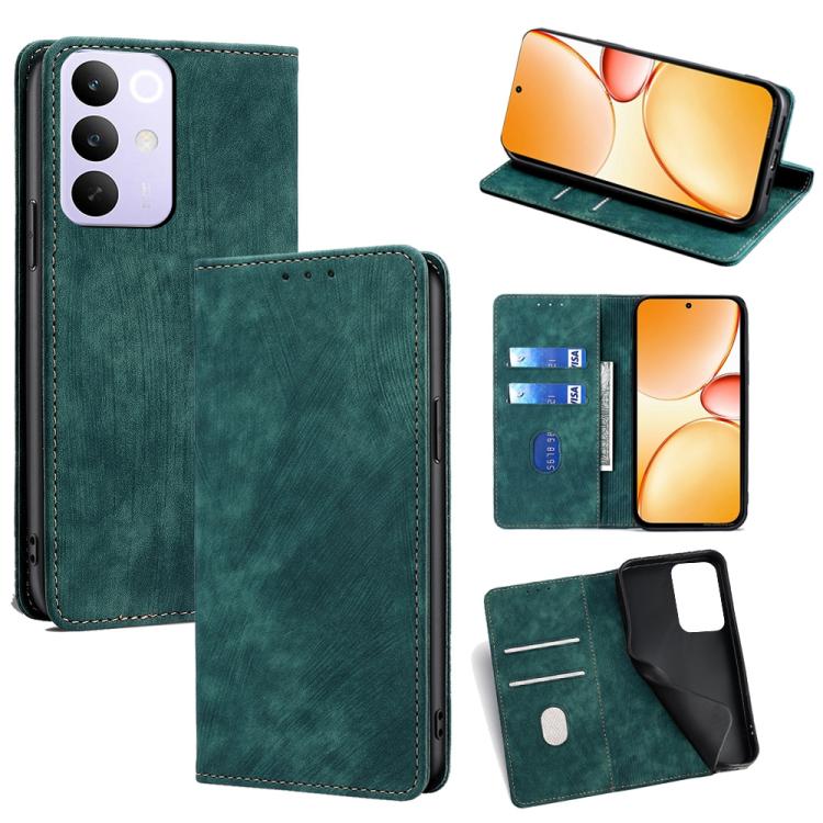 Custodia in pelle magnetica con blocco RFID per Realme C85