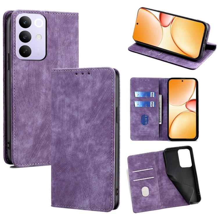 Custodia in pelle magnetica con blocco RFID per Realme C85