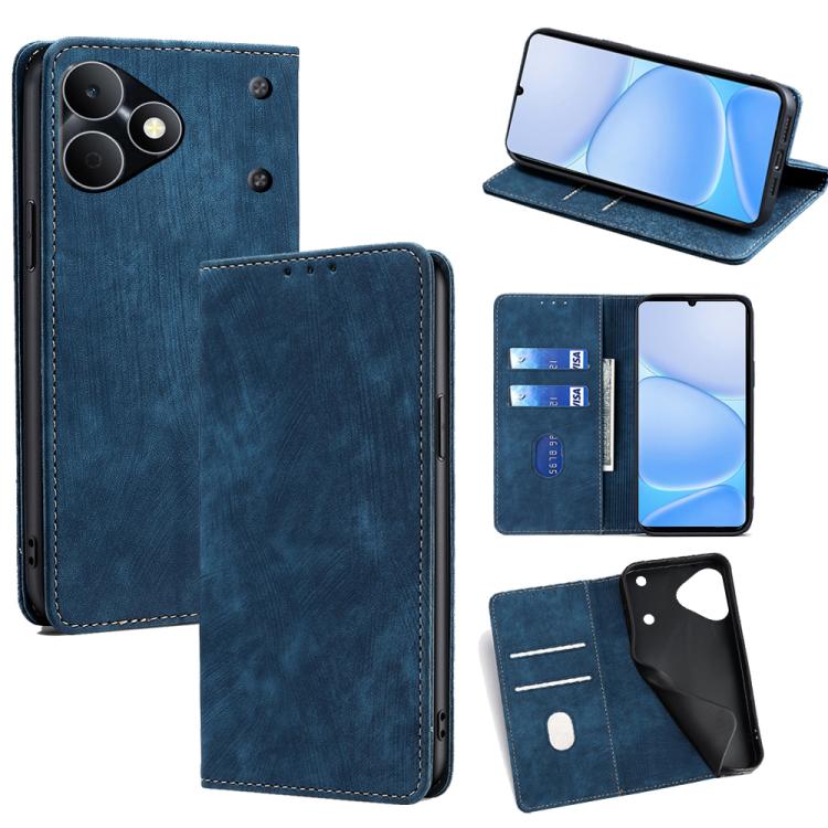 Custodia portafoglio in pelle per Realme P4 Power 5G