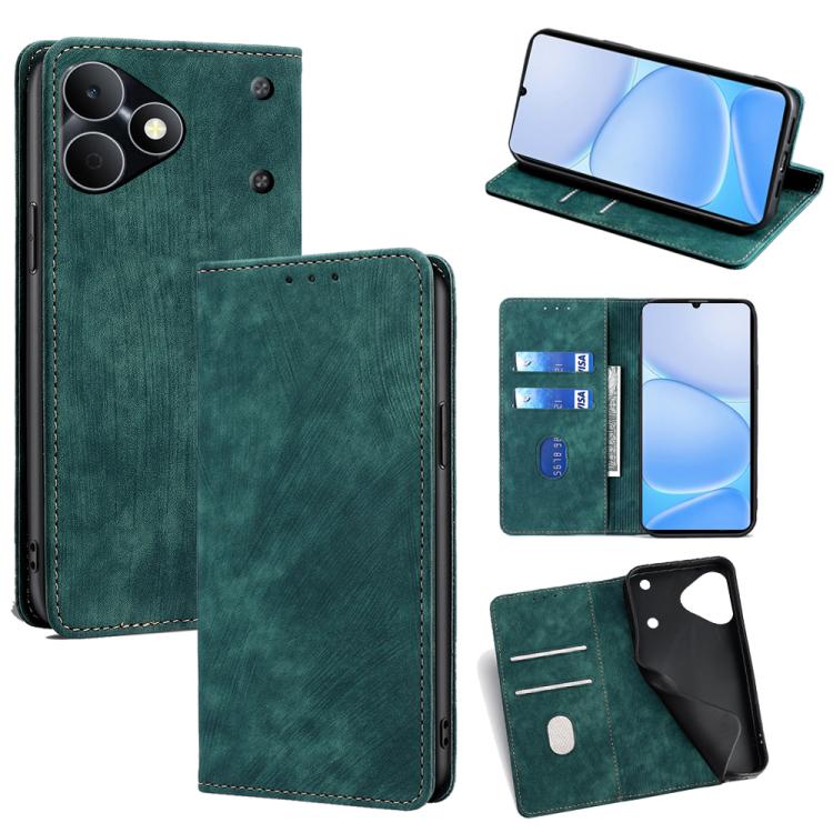 Custodia portafoglio in pelle per Realme P4 Power 5G