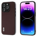 Custodia in vera pelle per iPhone 16 e 15