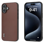 Custodia in vera pelle per iPhone 16 e 15