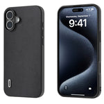 Custodia in vera pelle per iPhone 16 e 15