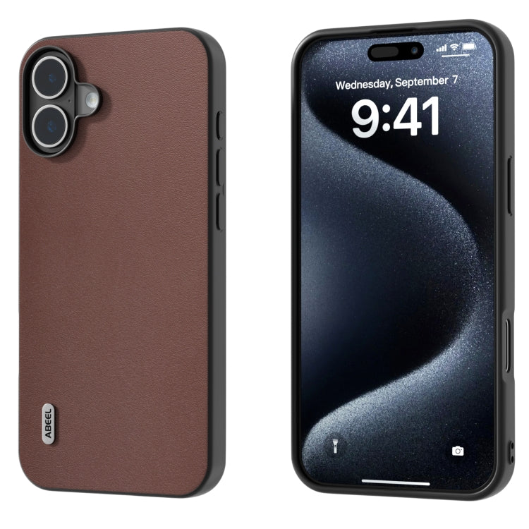 Custodia in vera pelle per iPhone 16 e 15