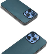 Custodia in vera pelle per iPhone 16 e 15