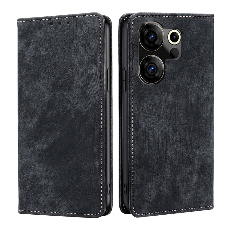 Custodia in pelle magnetica per Tecno Pova 5 Pro