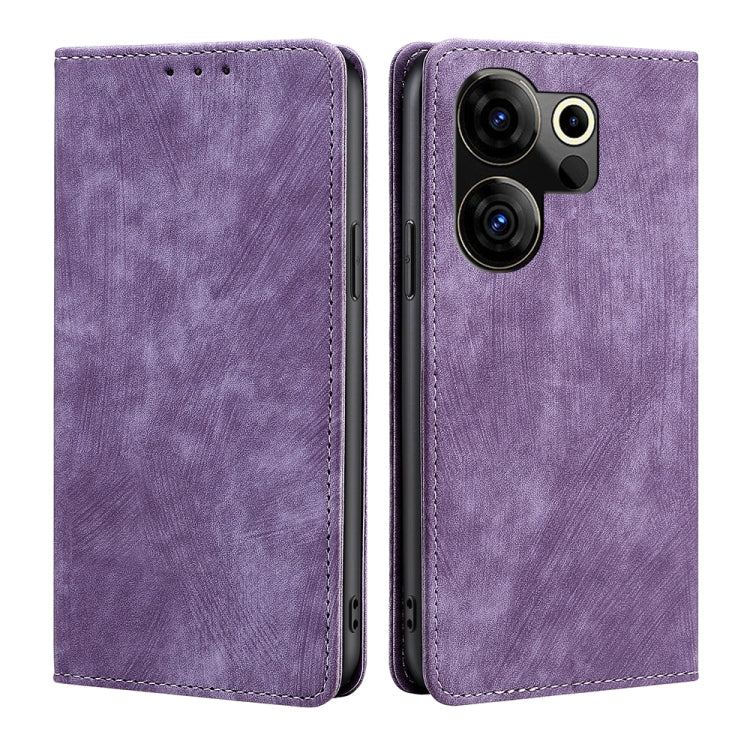 Custodia in pelle magnetica per Tecno Pova 5 Pro