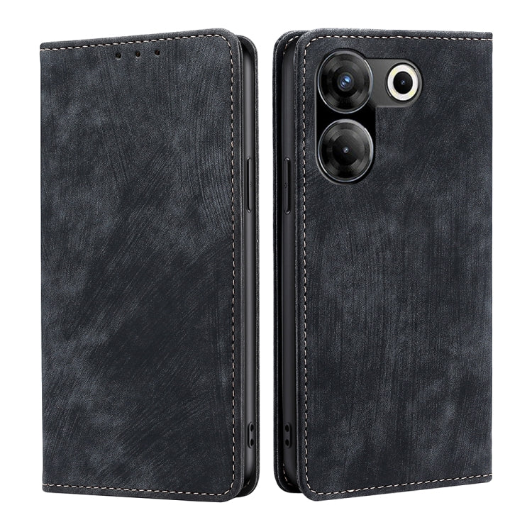 Custodia in pelle magnetica per Tecno Pova 5 Pro