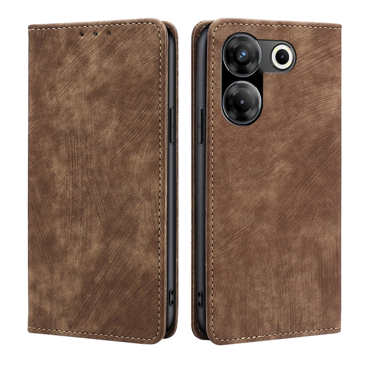 Custodia in pelle magnetica per Tecno Pova 5 Pro