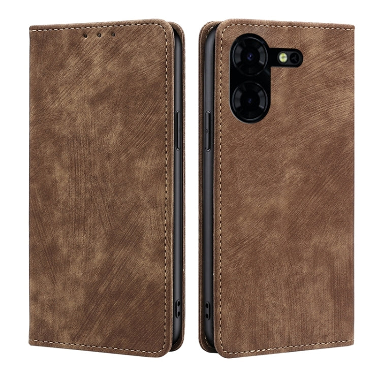 Custodia in pelle magnetica per Tecno Pova 5 Pro