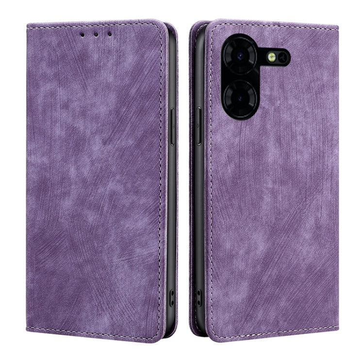 Custodia in pelle magnetica per Tecno Pova 5 Pro