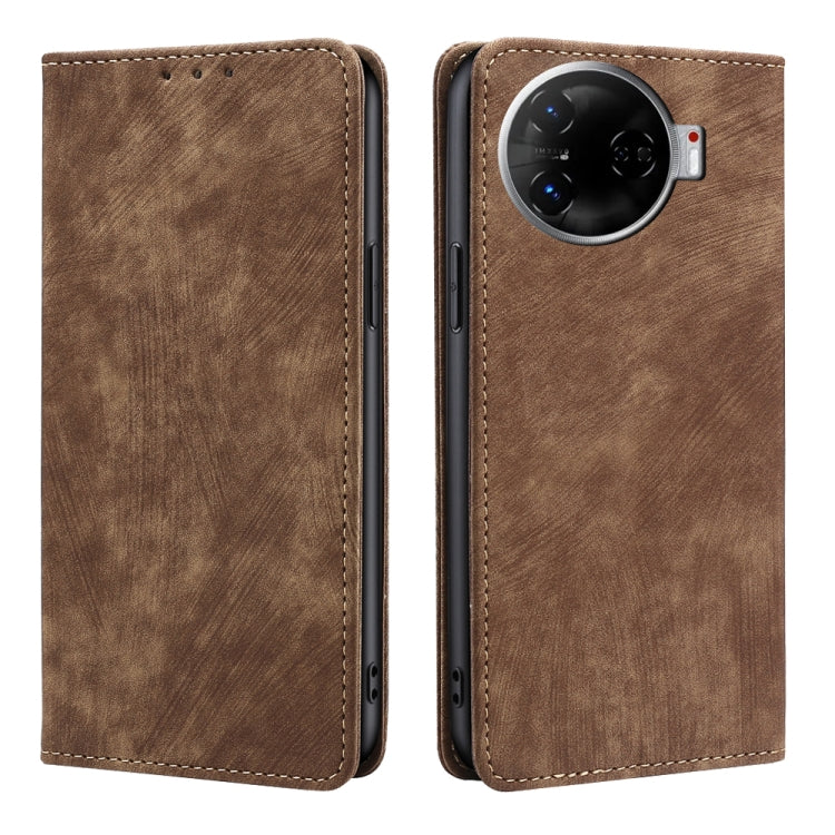 Custodia in pelle magnetica per Tecno Camon 30 Premier 5G
