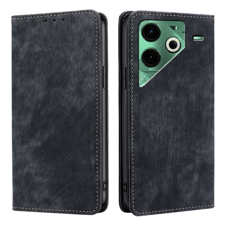 Custodia in pelle magnetica per Tecno Camon 30 Premier 5G