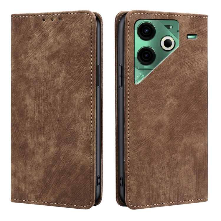 Custodia in pelle magnetica per Tecno Camon 30 Premier 5G