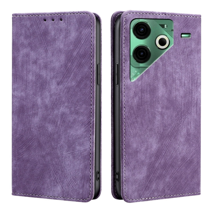 Custodia in pelle magnetica per Tecno Camon 30 Premier 5G