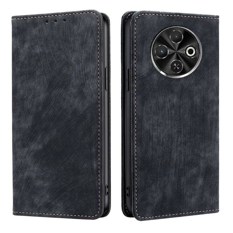 Custodia portafoglio in pelle per Tecno Camon 40 Premier