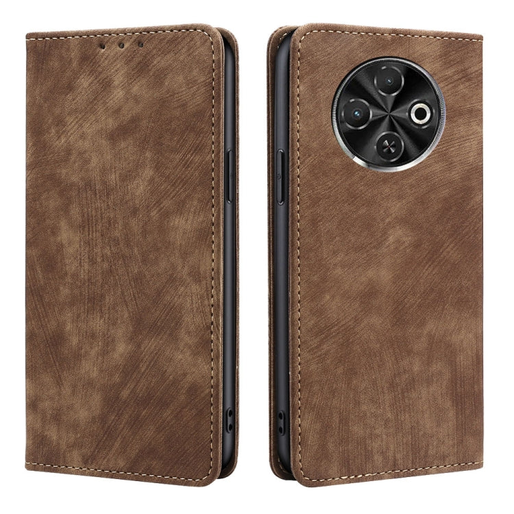 Custodia portafoglio in pelle per Tecno Camon 40 Premier