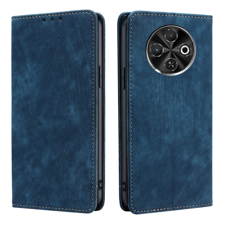 Custodia portafoglio in pelle per Tecno Camon 40 Premier