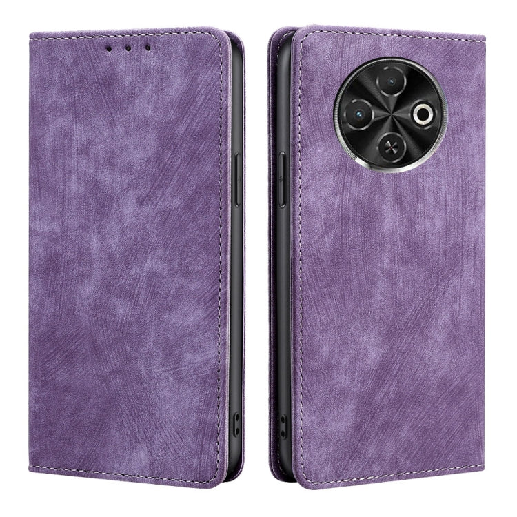 Custodia portafoglio in pelle per Tecno Camon 40 Premier