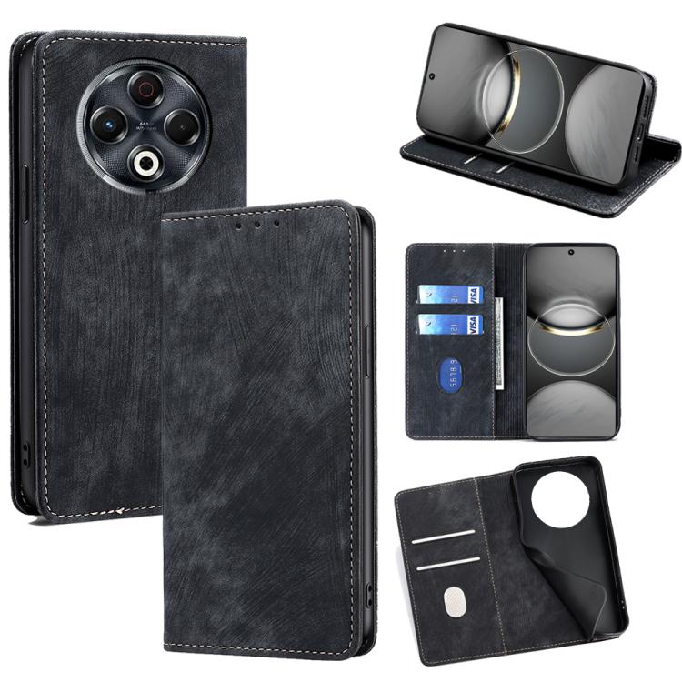 Custodia portafoglio in pelle per Tecno Camon 40 Premier