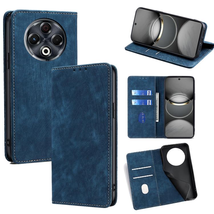 Custodia portafoglio in pelle per Tecno Camon 40 Premier