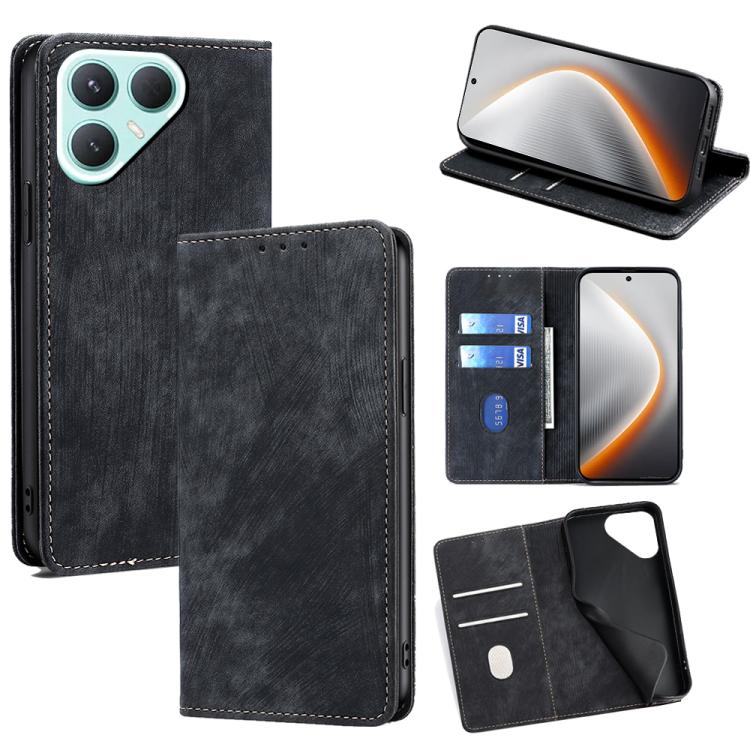Custodia in pelle magnetica per Tecno Pova 7 Pro