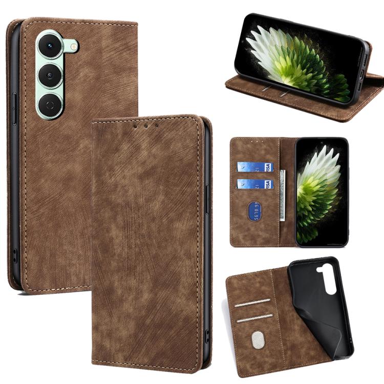 Custodia in pelle magnetica per Tecno Pova 7 Pro