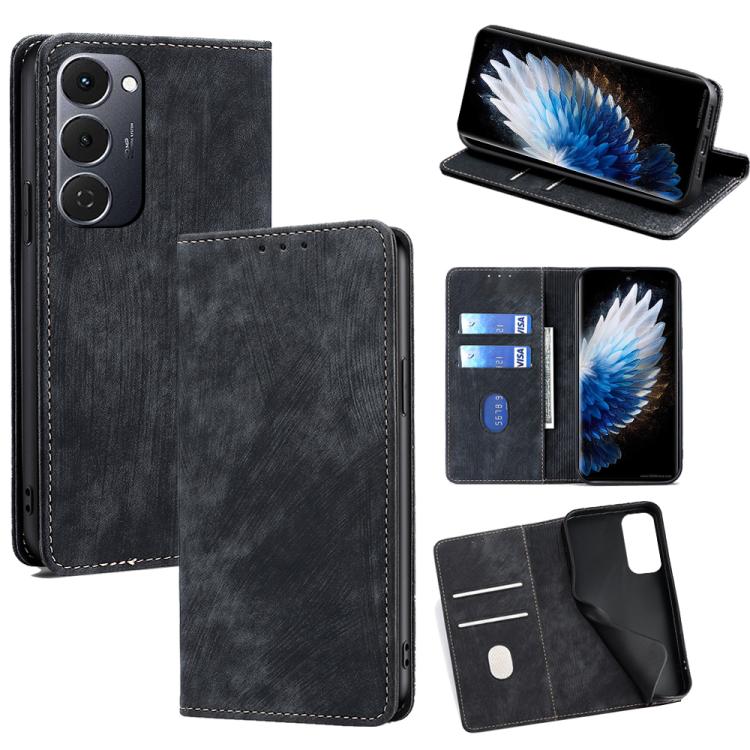 Custodia in pelle magnetica per Tecno Pova 7 Pro