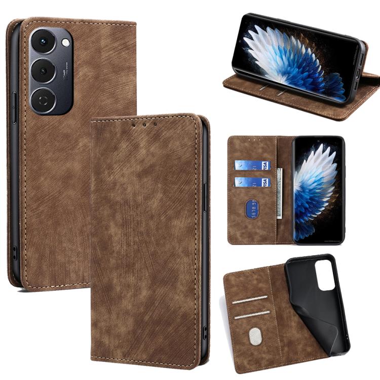 Custodia in pelle magnetica per Tecno Pova 7 Pro