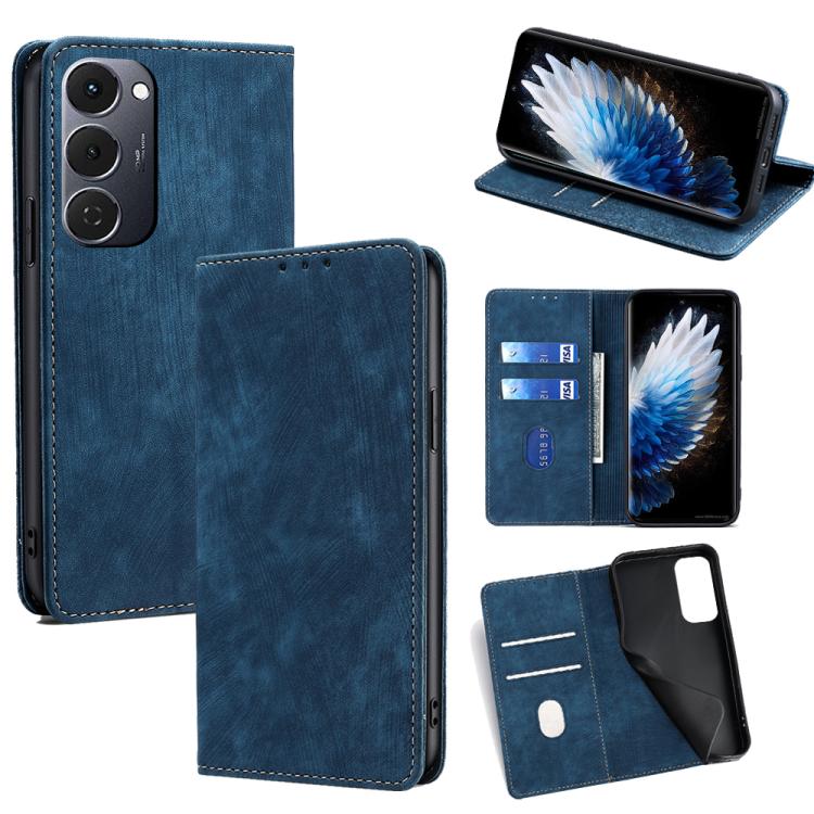 Custodia in pelle magnetica per Tecno Pova 7 Pro