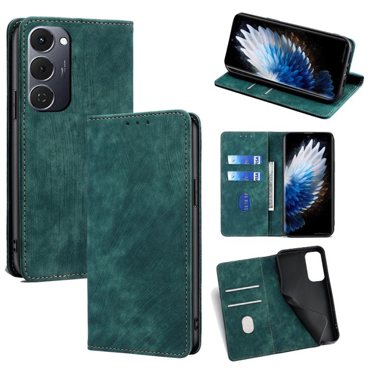 Custodia in pelle magnetica per Tecno Pova 7 Pro